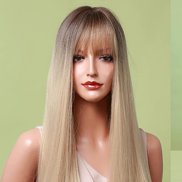 New 26" Blonde Ombre Synthetic Wig - Picture 2 of 2